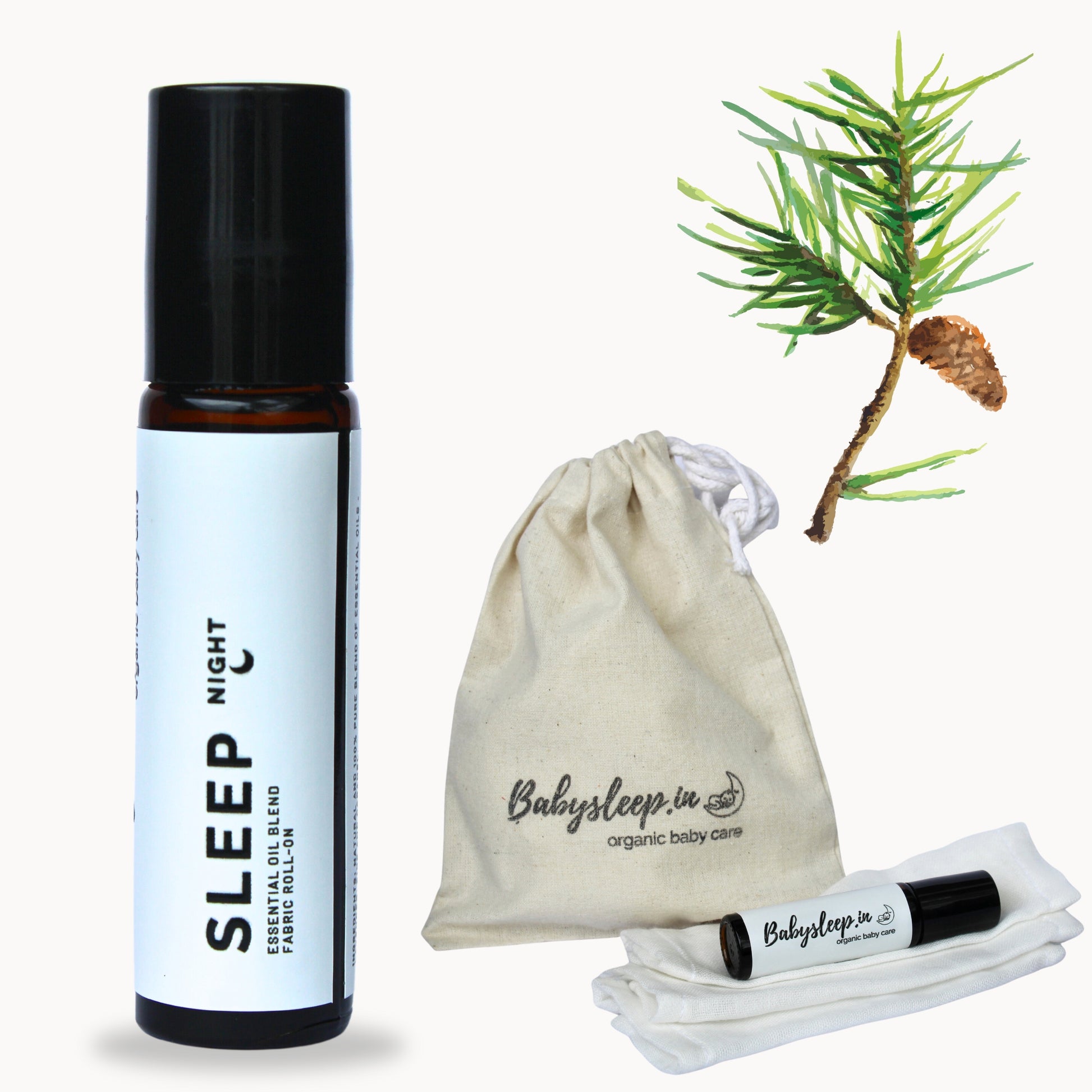 1+1 combo: SLEEP *night* + ACTIVE *day* | organic aroma oils blend for babies I
