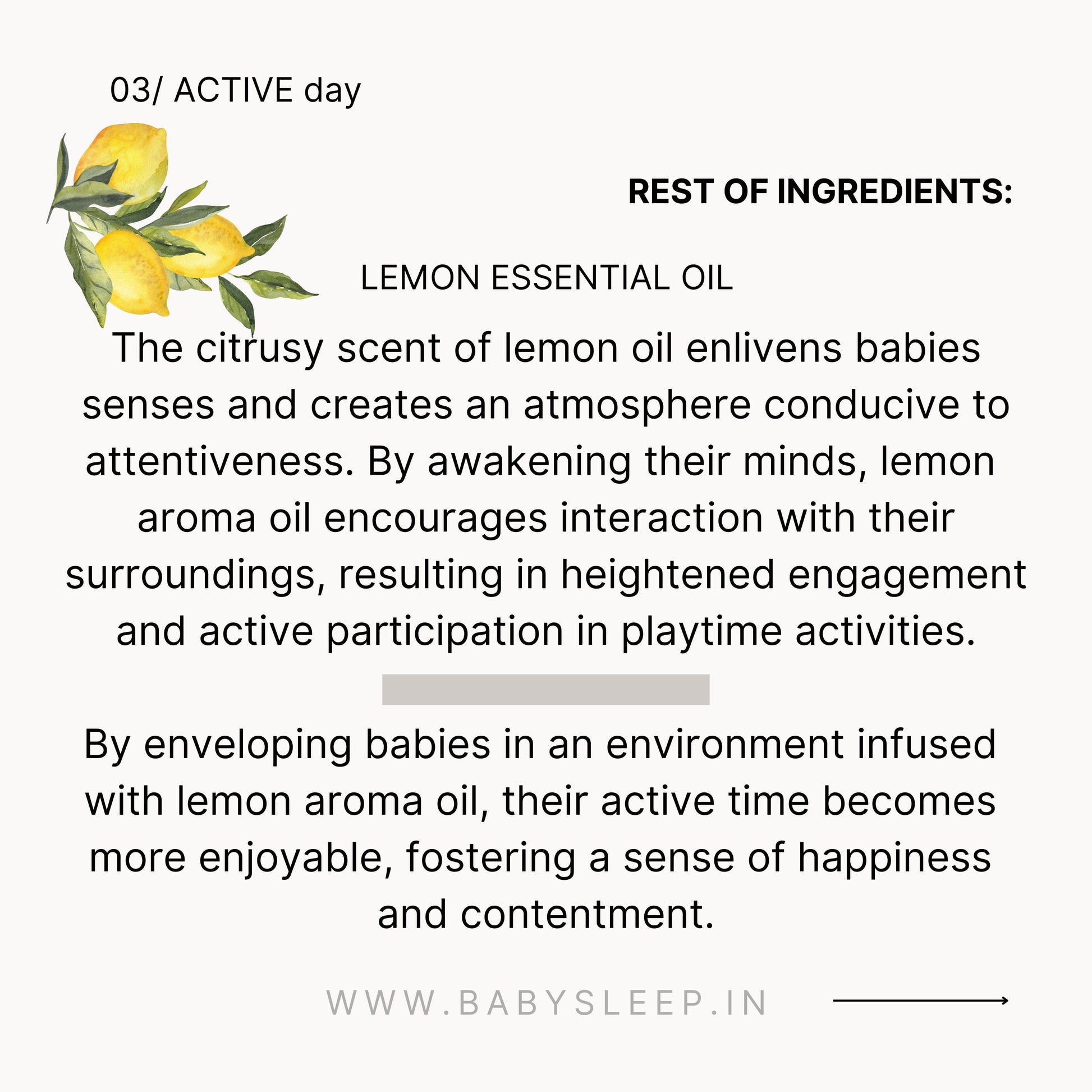 ACTIVE *day* | organic aroma oils blend for babies |