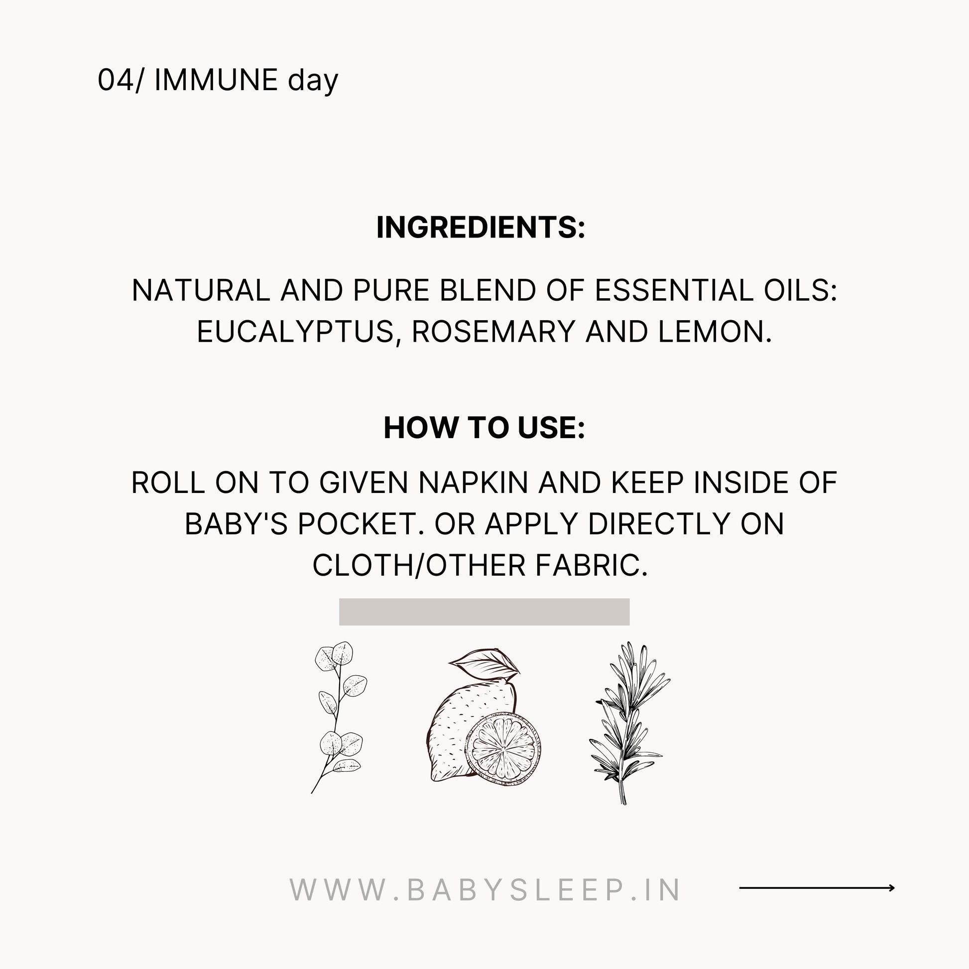 IMMUNE *day* | organic aroma oils blend for babies |