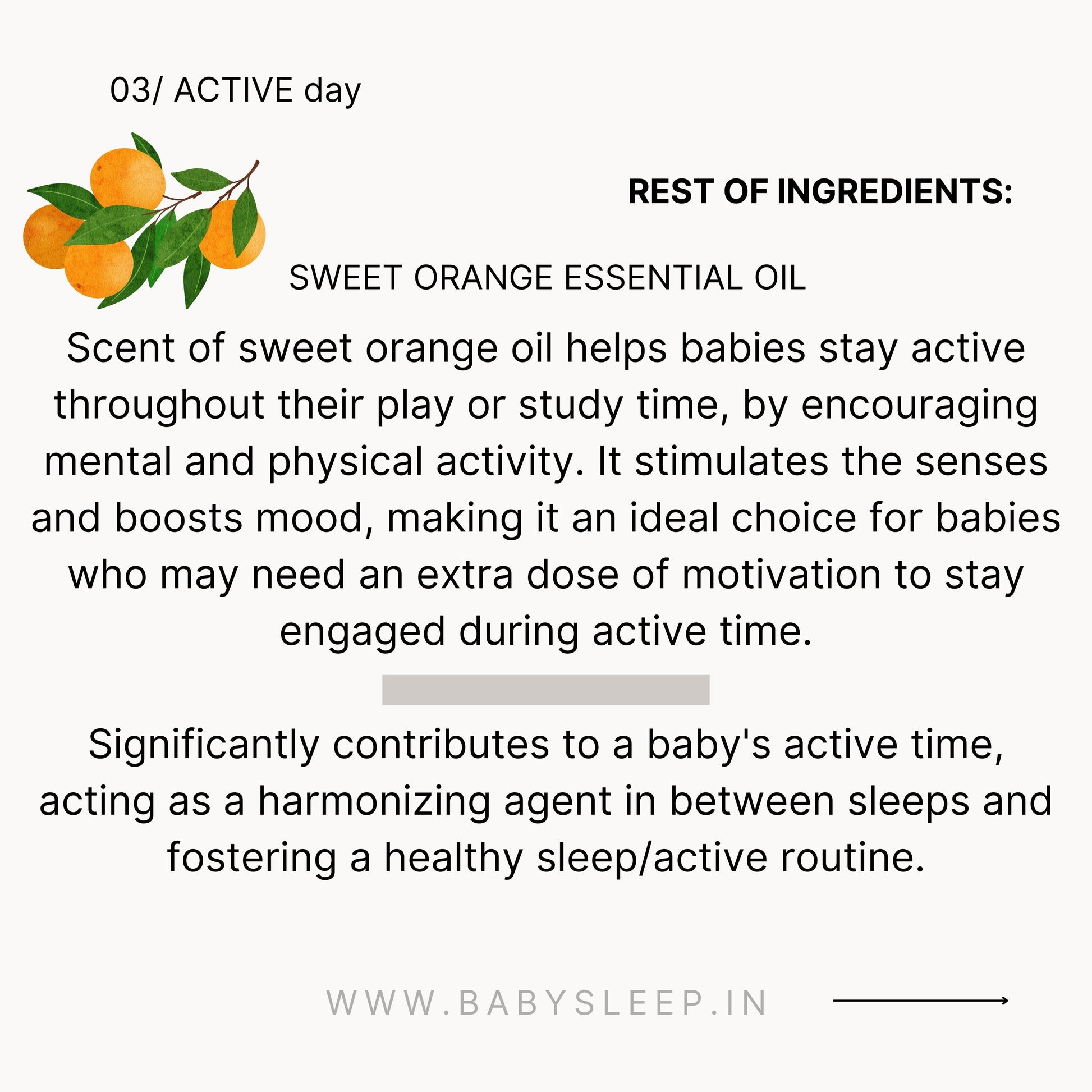 ACTIVE *day* | organic aroma oils blend for babies |