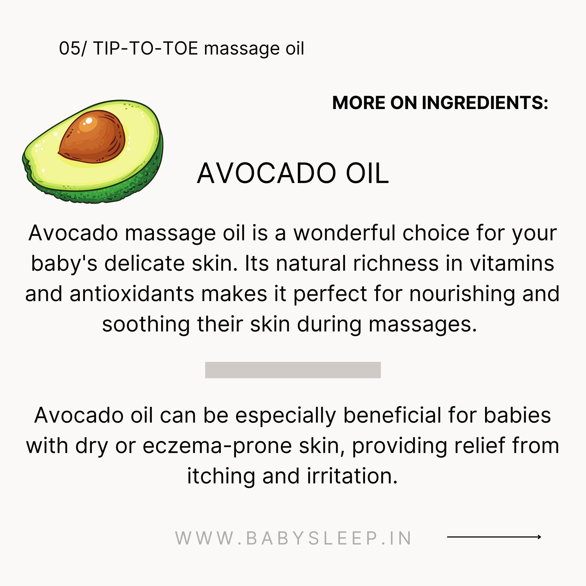 TIP-TO-TOE | baby massage oil |