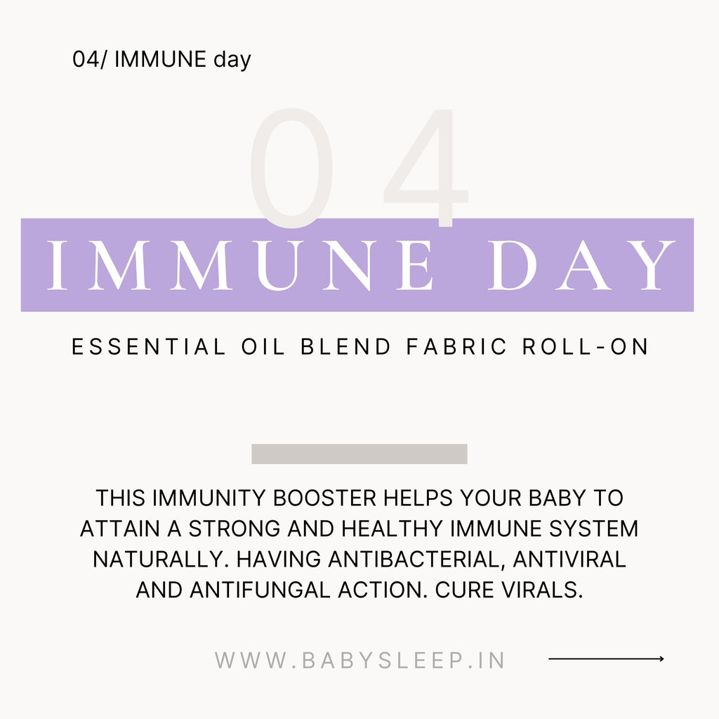 1+1 combo: IMMUNE *day* + SLEEP *day* organic aroma oils blend for babies I