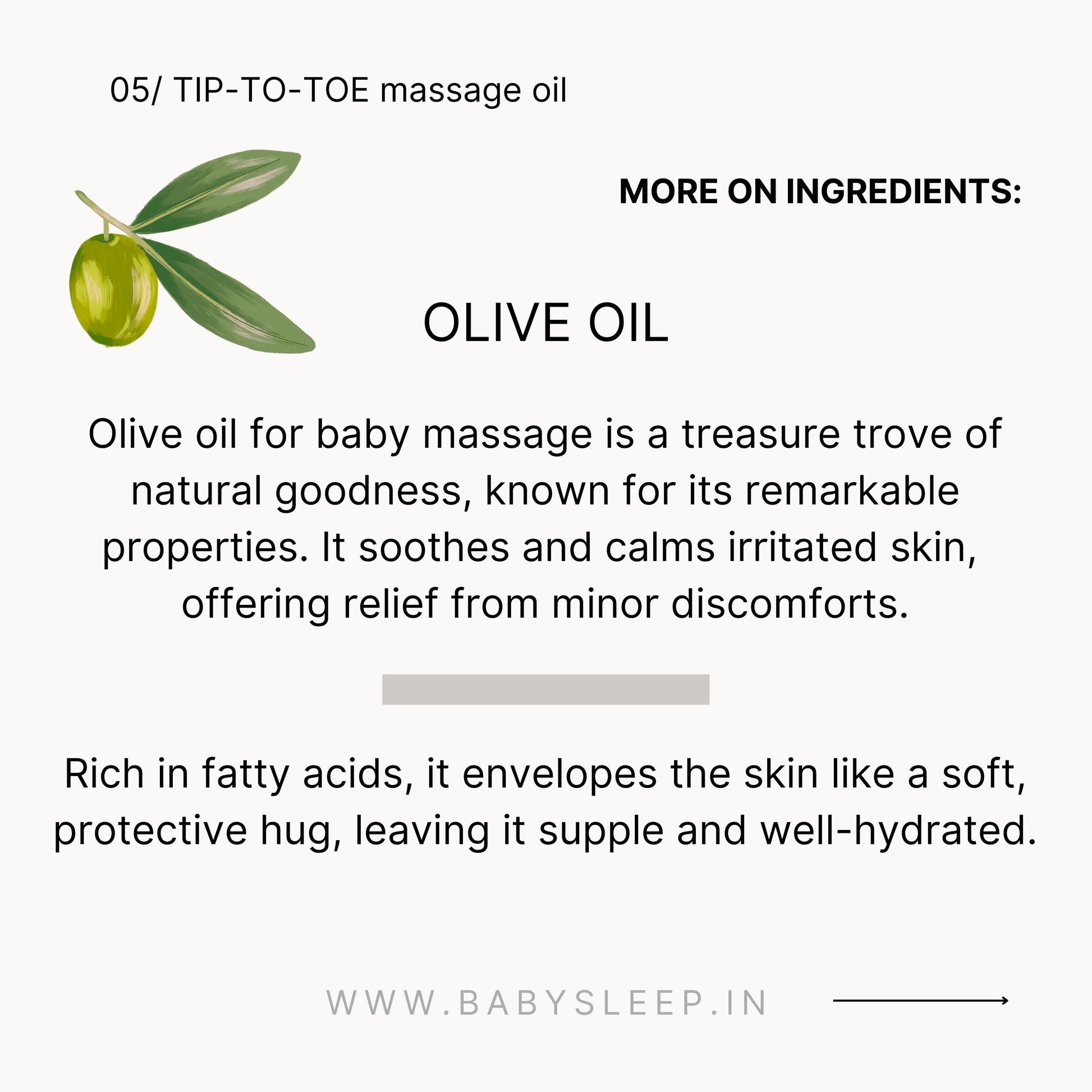 TIP-TO-TOE | baby massage oil |